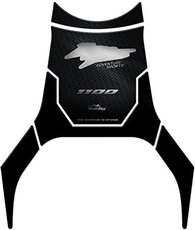 Resin Bike Aufkleber für Motorrad Kompatibel mit Honda CRF 1100 L Africa Twin Adventure Sports 2021. Tankabdeckung vor Stößen und Kratzern. 3D-Harzklebstoff – Stickers - Made in Italy