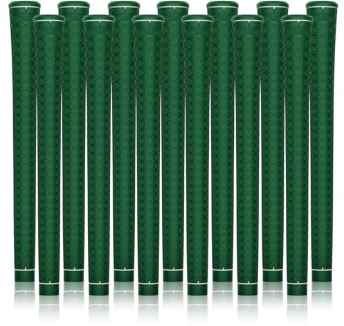 KINGRASP Golfschläger-Griffe (13-teilig) Set Golfschlägergriffe | Multi-Compound Gummi-Golfgriff Untergröße/Standard/Mittelgröße 10 Farben optional.