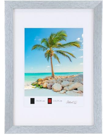 Holz Bilderrahmen Plexi Lifestyle Foto Rahmen Collage Wanddeko Poster HR25: Farbe: Silber | Format: 40x40