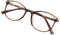 FONHCOO Lunettes Anti Lumière Bleue Femme et Homme, TR90 Ultra-légère Repos Verres Transparent Unisexe Anti-fatigue Stylé Écran Protection UV (Café)
