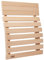 VIAMO® Sauna Rückenlehne aus Abachiholz 49,5 x 39,5 cm…