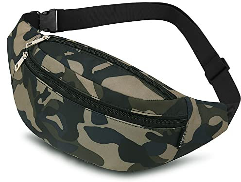 Sacs Banane Ville De Sécurité pour Voyage Randonnée Homme Femme, ACS de Sport Vélo à Dos Waist Fanny Pack Running Outdoor Sport de Randonnée