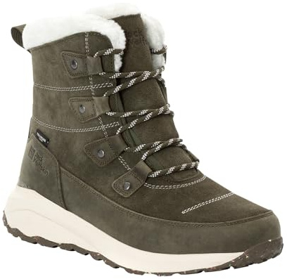 Jack Wolfskin Women's Dromoventure Texapore High Winter Boots, Island Moss, 7.5 UK
