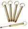 Ericetion 5pcs Snuff Spoon Wax Tool Keychain Cover Portable Medicine Spoons Scoop for Filling Vials, Medicine, Salt, Herbs, Keychain Pendant with Hanging Hole