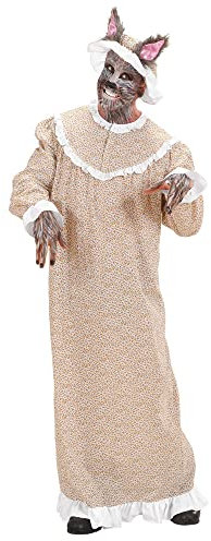 W WIDMANN MILANO Party Fashion - Kostüm Oma Böser Wolf, Kleid, Tierkostüm, Märchen, Faschingskostüme