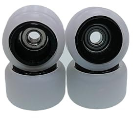 Leefai Pro fingerboard wheels (rollen) -Handmade Alloy core Mini Finger Skateboard Wheel (Räder)-Measure 7.8 * 4.8mm (Black)