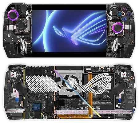 Stickers Cover For Asus Rog Ally Console, Full Protective Skin Decal Set Handheld Gaming Protector Film For Rog Ally Accessories (0174)