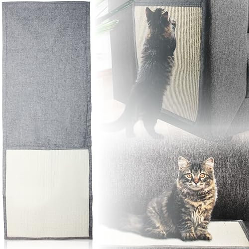 Kratzschutz Sofa Couch Katze Kratzmatte 130x45cm Sisal Kratzteppich