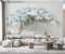 MIWEI Wallpaper Papier Peint Panoramique Arbre Créatif Simple Nordique Papier Peint Nature Intissé Murale Chambre Salon (330cmX245cm)