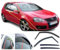 AC WOW 4 x Windabweiser kompatibel mit Volkswagen Golf 5 MK5 5-Türer Schrägheck 2003 2004 2005 2006 2007 2008 2009 Acryl PMMA