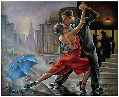 IGHSNZUH Tango-Tanz-Puzzle, Holzpuzzle, 1000 Teile, Geistiges Spielzeug, Lustiges Puzzlebild