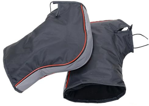 CaiTang Motorrad Lenker Handschuhe Winter Wasserdicht Schutz Lenker Thermo Handschuhe Motorrad Lenker Muffs Hand Covers Lenkerstulpen Lenkerhandschuhe Warme Muffs Handschuh für Motorrad-Roller