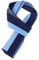 WANYING Winter Herbst Herren Strickschal 6% Wolle Gestrickter Schal Casual Business Gentleman - 180 * 30 cm Gestreift Blau Dunkelblau