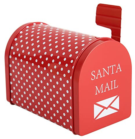 Candy Box Briefkasten Typ Eisen Box Leere Dose Behälter Süßigkeiten Aufbewahrungsbox Weihnachten Briefkasten Weihnachten Aufbewahrungsdose Süßigkeiten Schokolade Süßigkeiten Zubehör Fall