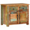 SXJEQOC Sideboard aus massivem Altholz 68x35x55 cm, vintagebraun, Stabiler Stauraum für Wohnzimmer, Schlafzimmer, Büro, mehrzweck Schrank mit einzigartiger Holzmaserung