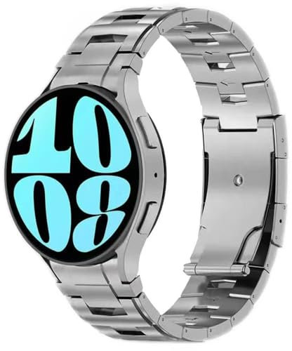 synsing Titan-Armbänder kompatibel mit Samsung Galaxy Watch 7/6/5/4/FE 44mm 40mm Band, 20mm No Gap-Metallarmband für Galaxy Watch