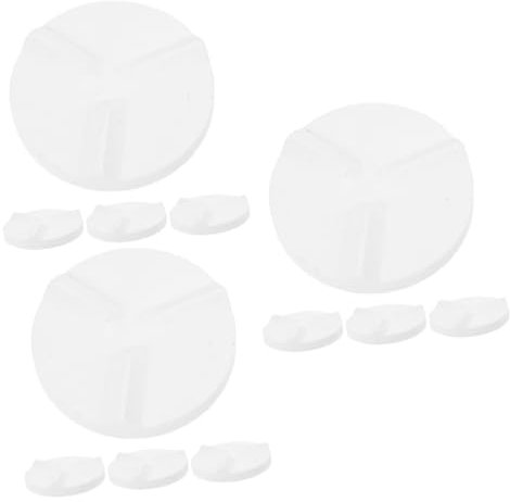 Operitacx 3 Sätze Ofendichtung Ton Unterstützung Töpferwerkzeuge Töpferei Hitzebeständige Matte Brandschutzunterlage Töpferofenauflage Bildhauerkeramikwerkzeug Aluminiumoxid Weiß 4 Stück * 3
