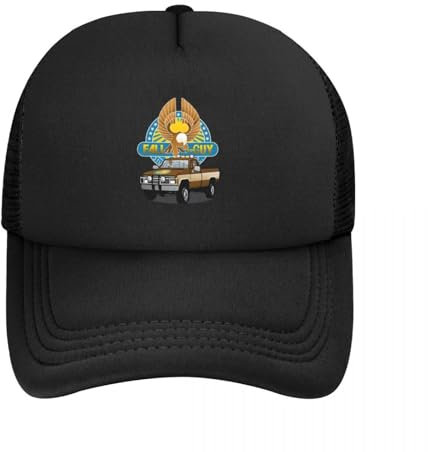 HFGAASSH Baseballkappe Fall Guy, Insignia, Herren Schwarz Trucker Hut Ball Cap Cap für Männer Herren Baseballkappe Urlaub Sport Geschenke