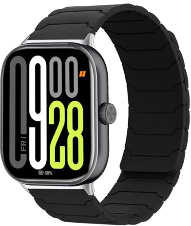 CiimWaa Cinturino Compatibile con Xiaomi Redmi Watch 6/5/4/Xiaomi Smart Band 10 Pro/9 Pro/8Pro, Magnetici Silicone Cinturini di Ricambio per Redmi watch 6/5/4/band 10 pro