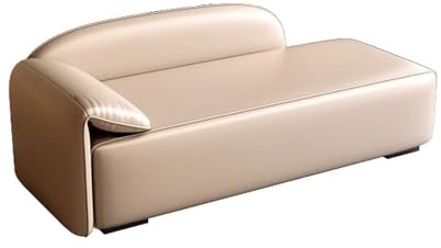 FAJNUZI2024 Schlafzimmerbank Leichter Luxus-Schlafzimmer-Bett-Endhocker, Schlafsofa, nordischer einfacher Schuhbank-Bekleidungsgeschäft-Chaiselongue-Hocker Bettbank(Beige,Klein)