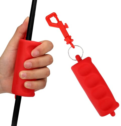 Sinbana Extractor Flechas, Duradero Extractor Flechas Arco con Empuñadura Ergonómica y Llavero para Arco Recurvo de Competición o Ballesta (Rojo)