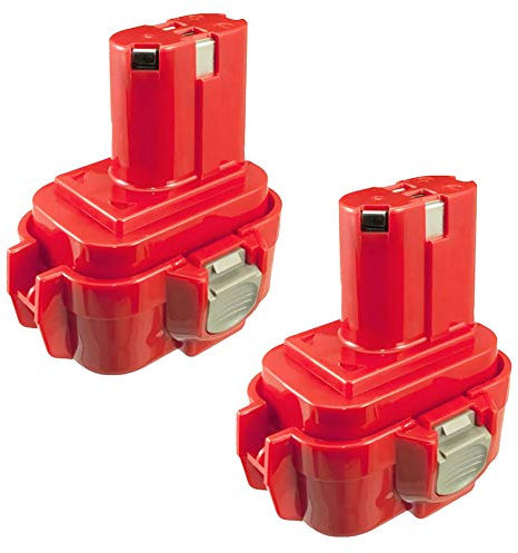 2X CELLONIC Ersatz Akku für Makita BMR100, 6222d, 6261D, 6207D, 6204D, 6226D, 6260D Ersatzakku 9120,9120, 9134, 9135,9133, 192638-6, 9102 9.6V 3Ah NiMH Batterie Werkzeugakku