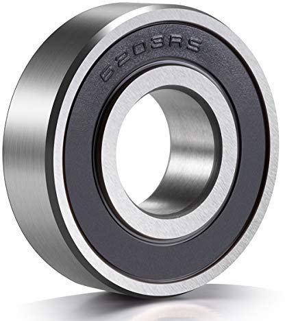 4 Pack 6203-2RS Bearings, Deep Groove Ball Bearings, Double Seal and Pre-Lubricated, 17x40x12mm (6203 2RS)