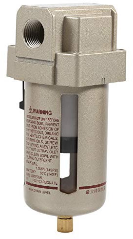 1/2 Compresor de filtro de aire Compresor de aire comprimido Filtro de aire Trampa de humedad Separador de aire Compresor de filtro