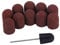 Samfox Grinding Head, Nail Drill Bits Set Nail Dedicated Head Grinding Sanding Head Cap Polisher Sand Manicure Pedicure Tool 10pcs(13 * 19)