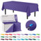 Exquisite Rouleau de Nappe en Plastique Violet de 137,2 cm x 30,5 m dans Une boîte à découper avec Coupe-glissière Pratique. Permet de Couper jusqu'à 12 nappes rectangulaires jetables en Plastique de