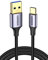UGREEN USB C Ladekabel QC 3.0 USB C Kabel USB 3.0 5Gbps Nylon USB auf USB C Kabel kompatibel mit Galaxy S23 S22 S21 S10 A73 A72 A523 P30 Lite Redmi 10, Note 9 Pixel 7 iPhone 15 Pro(1m)
