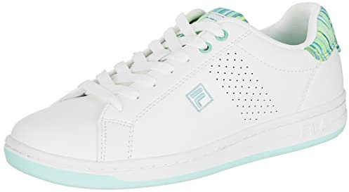 FILA Crosscourt 2 Nt Wmn, Zapatillas Mujer, White Brook Green, 42 EU