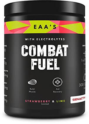 Combat Fuel EAAs with Electrolytes 525g - 30 Servings (Strawberry & Lime)