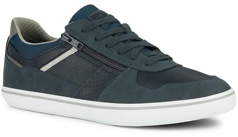 Geox Herren U Elver A Sneaker, Navy, 41 EU