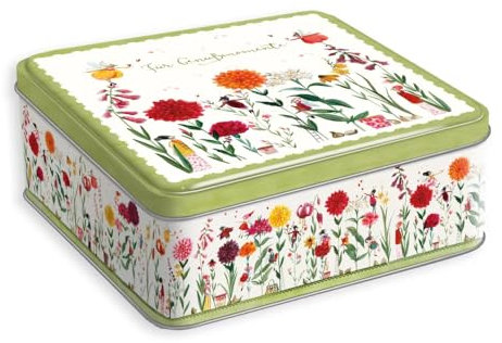 Plätzchendose, Keksdose, Vorratsdose, Aufbewahrung, Kiste mit Motiv, Dose Motiv, Blumen, Geschenkidee, Gebäckdose, Grätz Verlag (Für Genußmomente)