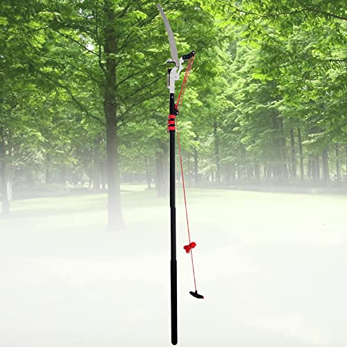 Extendable Pruning Saw, 18FT/24FT Telescopic Pole Saw Use on Pole or by Hand Extendable Saw and Trimmer Long Reach Tree Saw-18FT