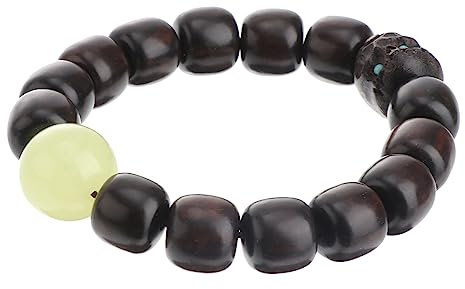 OATIPHO 1stk Armband Aus Ebenholz Herren Anhänger Schmuck Für Paare Paar Armband Vintage-armband Buddhistische Perlen Handschmuck Buddhistische Perlenschmuckkette Gebetsperlen Perlenkette