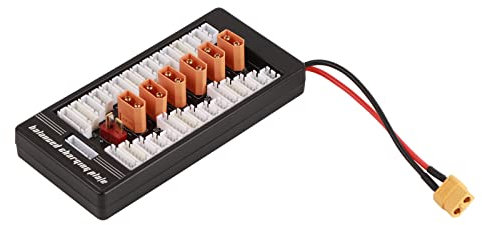 ZAWELIYO Multi 2–6 S Lipo-Batterien, Parallele, Symmetrische Ladeplatine mit XT60-Stecker, Balance-Ladung von 6 Batterien Gleichzeitig