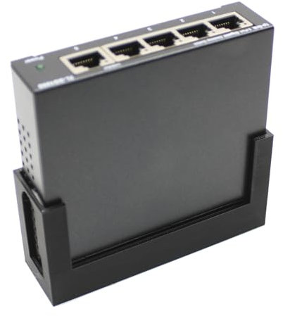 Generic Wandhalterung für D-LINK DMS-105, DGS-1100-05V2 und DGS-1100-05/E (Schwarz)