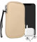 kwmobile Handytasche für Smartphones M - 5,5 - Neopren Handy Hülle Creme - Handy Tasche 15,2 x 8,3 cm Innenmaße