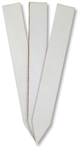 10 Pflanzetiketten aus Pappelholz zur Pflanzenbeschriftung Gartenschild, Gartenzubehör, Anzuchtzubehör (Pflanzschild Holz Stecker)