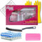 Kevagh Premium Cleaning Bundle - The Pink Stuff Battery Scrubber, 1. 500g Miracle Cleaning Paste, Pink Damp Duster Sponge, Narrow Gap Brush, 2 Microfiber Cloths, Rubber Gloves, and Advice Leaflet