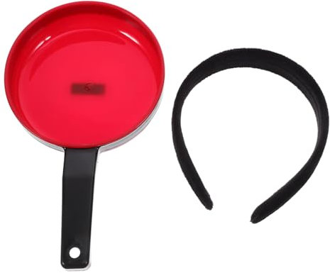 Cabilock Pan-stirnband in Bratpfannenform Lustiges Haarreif Für Partys Geburtstage Foto-requisiten Event-kopfbedeckung Aus Abs Und Polyester Bequem Und Haltbar