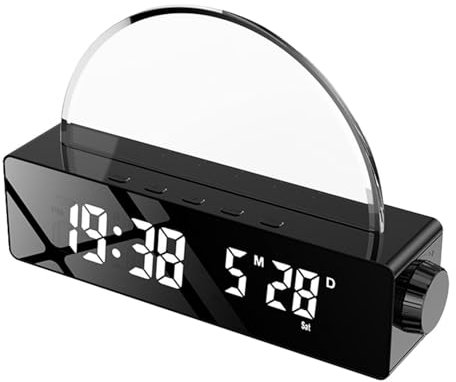 Kinderwecker Sonnenaufgang, Weckatmosphäre, Nachtlicht | Smart-Wecker, Wecker für Schlafzimmer, mehrfarbiges Display für schwere Schläfer