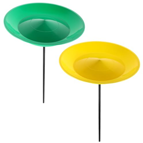 BESPORTBLE 2Pcs Juggling Plate Set with Sticks for Circus Entertainment Beginner Friendly Juggling for Novices