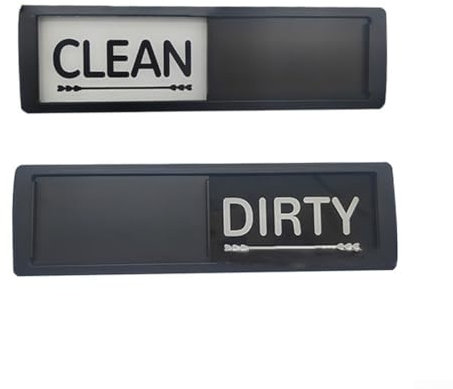 Imán deslizante simple para lavavajillas para cocina (negro)