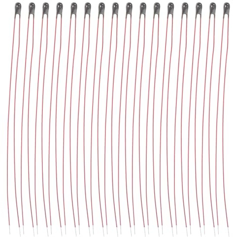 PAMINGONO Ntc Thermistor Temperatursensor 100k 3950 5% 50mm Ersatz Temperatursensor mit Negativem Temperaturkoeffizienten für Elektrogeräte und Heizungen