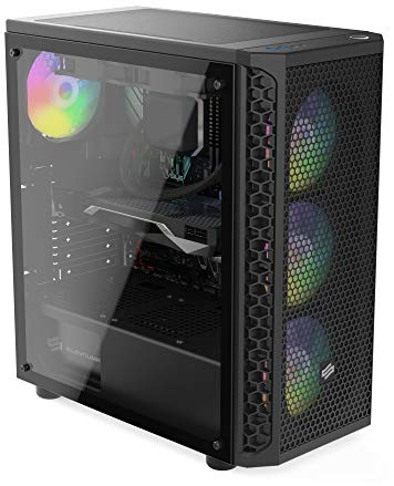 Sedatech PC Gaming Expert AMD Ryzen 5 2600 6x 3.4Ghz, Radeon RX 5700 XT 8Gb, 16 Gb RAM DDR4, 250Gb SSD NVMe M.2 PCIe, 2Tb HDD, USB 3.1. Computer Desktop, senza OS