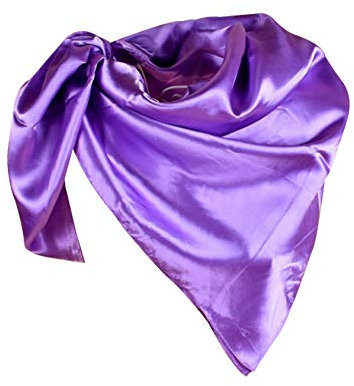 Bestgift Damen Pashmina Eingarbig Seidentuch Lila Einheitsgröße