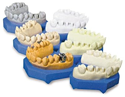 Gesso duro BMS per modelli di alta qualità ideale per la costruzione di scheletrati in cromo e cobalto e modelli antagonisti per la chiusura (BLU)